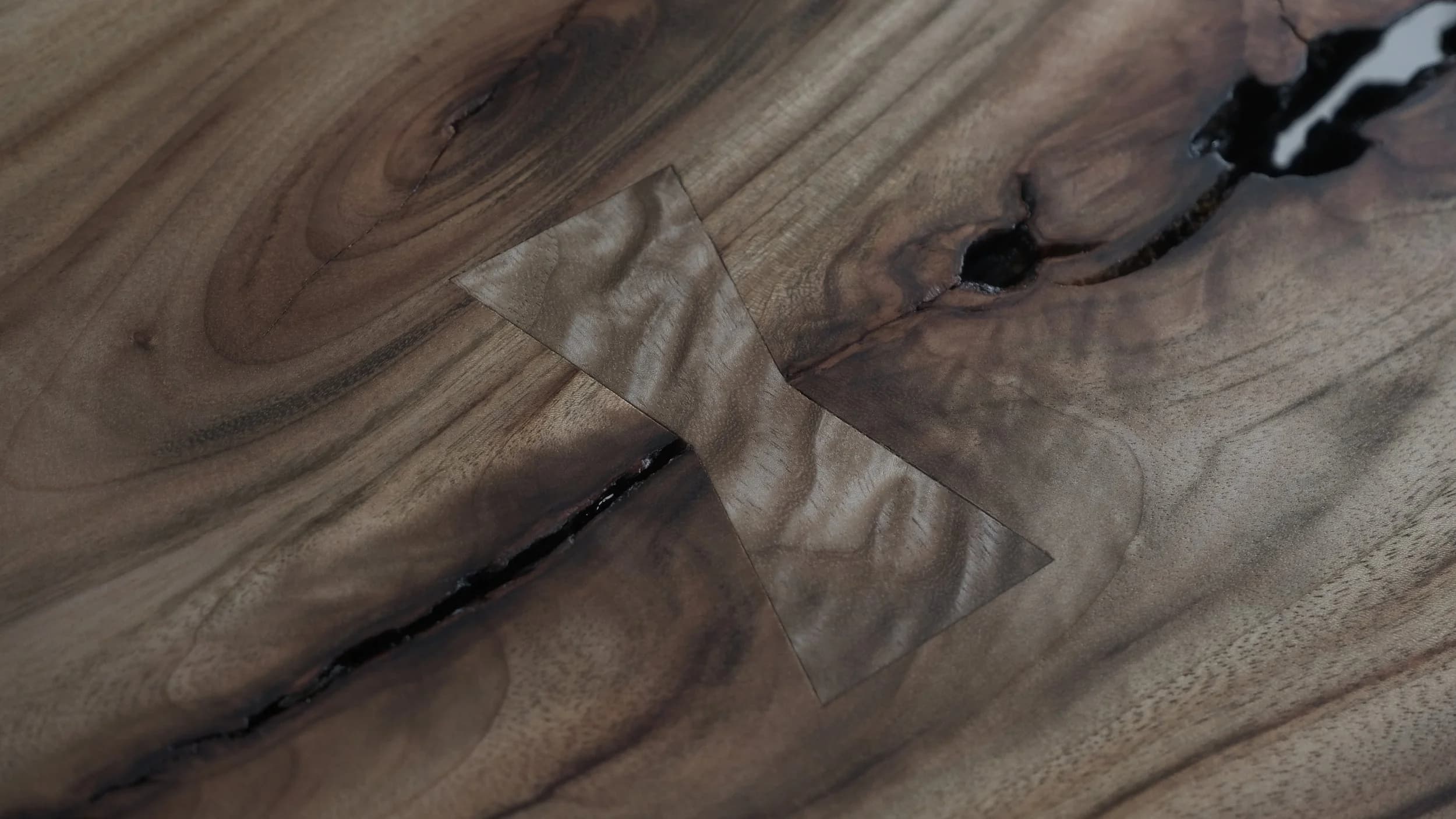 Wood background with bowtie detail